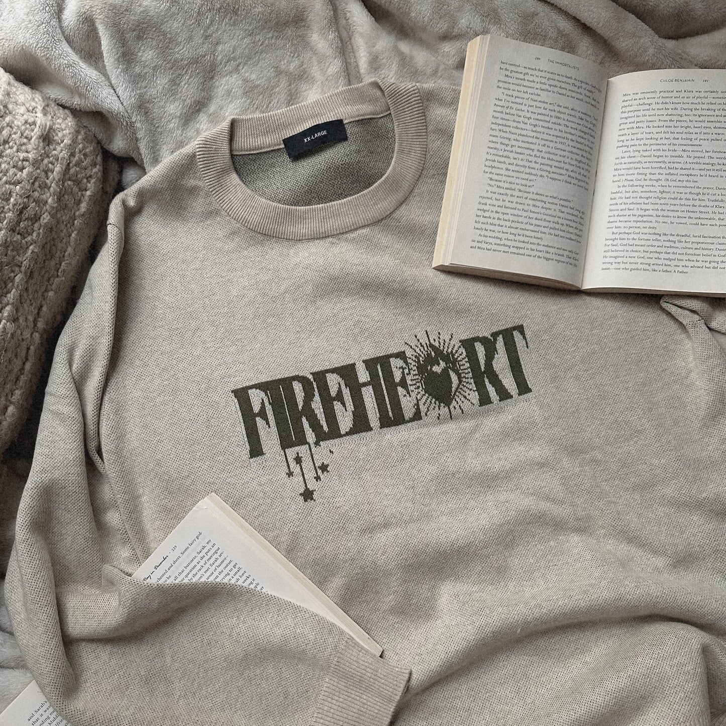 PREORDER Fireheart Knitted Sweater | Offically Licensed SJM Merch