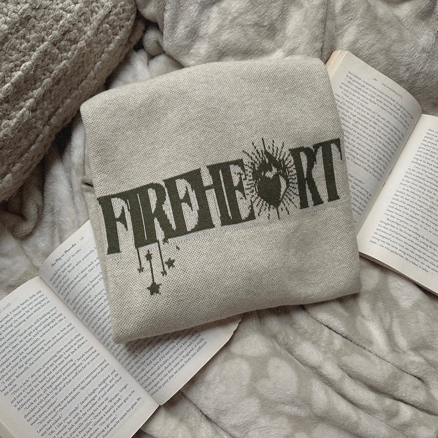 PREORDER Fireheart Knitted Sweater | Offically Licensed SJM Merch