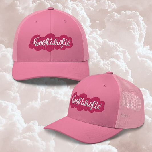 Bookaholic Embroidered Trucker Hat