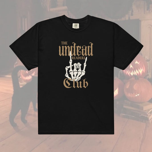 The Undead Bookclub |  Black Comfort Colors Tee