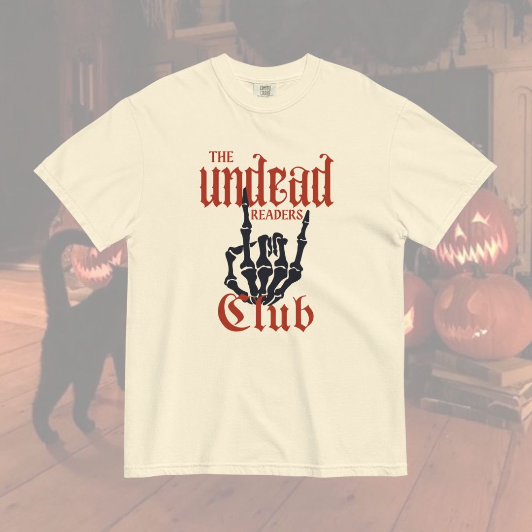 The Undead Bookclub |  Ivory Comfort Colors Tee