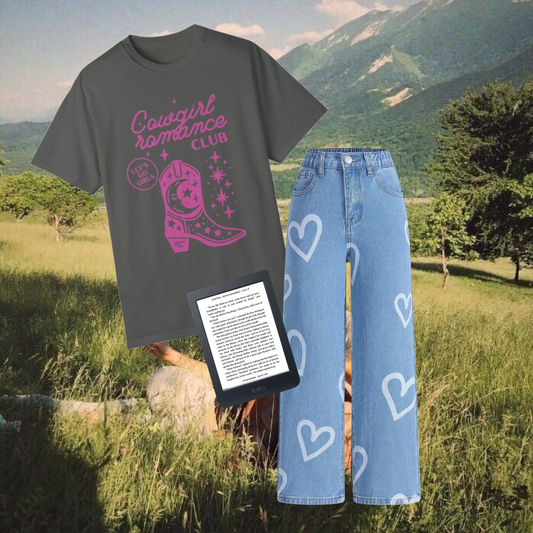 Cowgirl Romance Club Tee - Comfort Colors