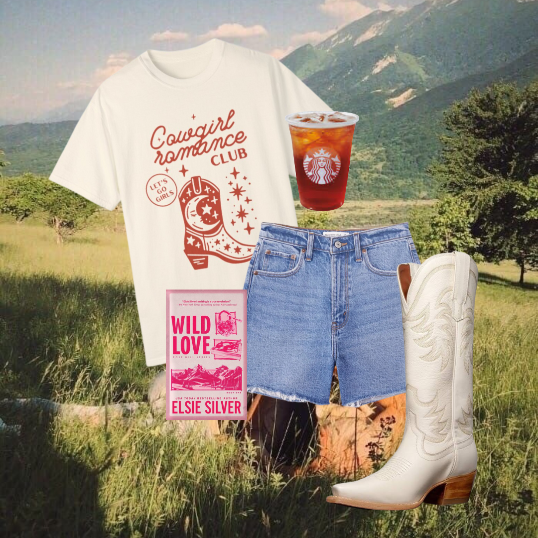 Cowgirl Romance Club Tee - Comfort Colors