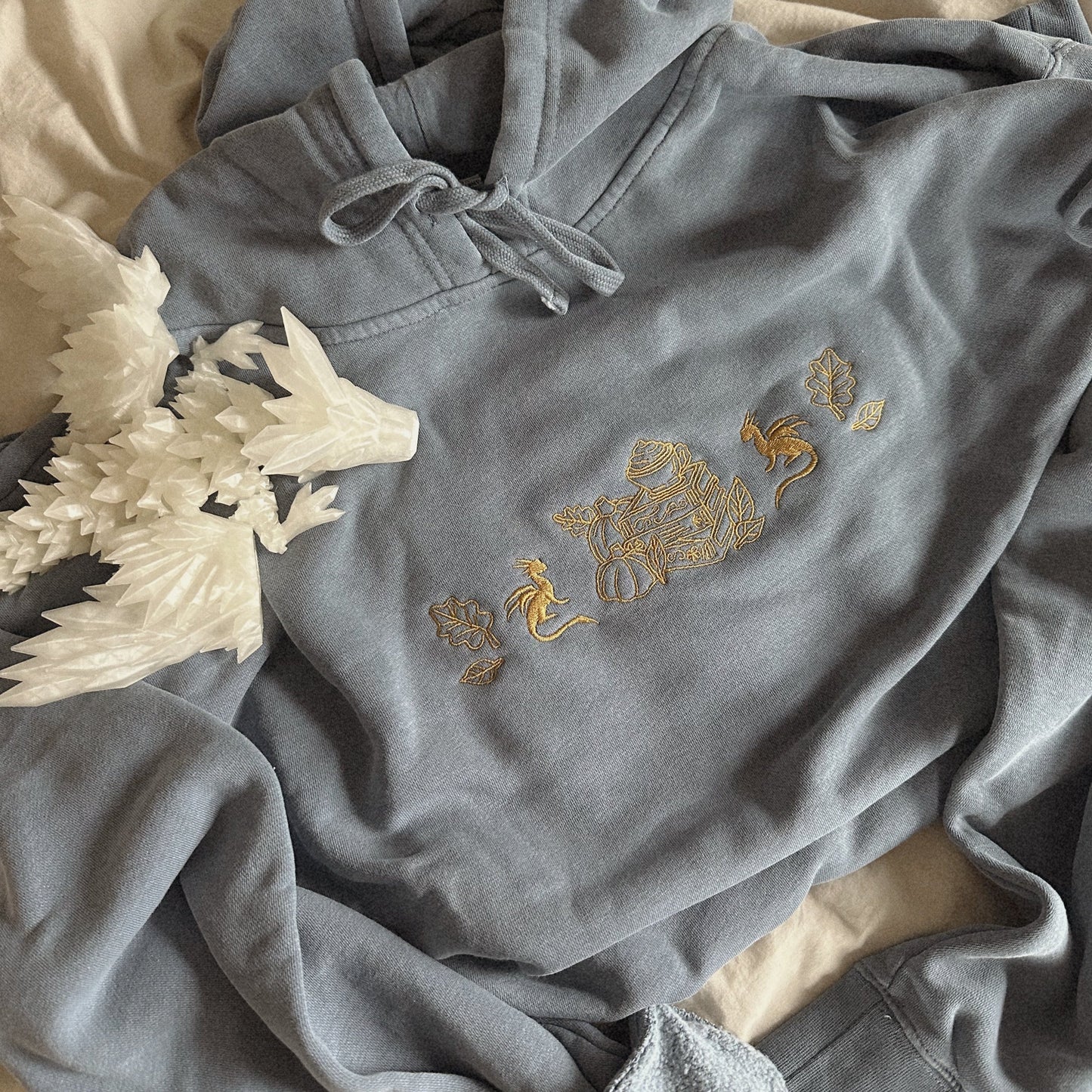 Premium Embroidered Cozy Fantasy Hoodie