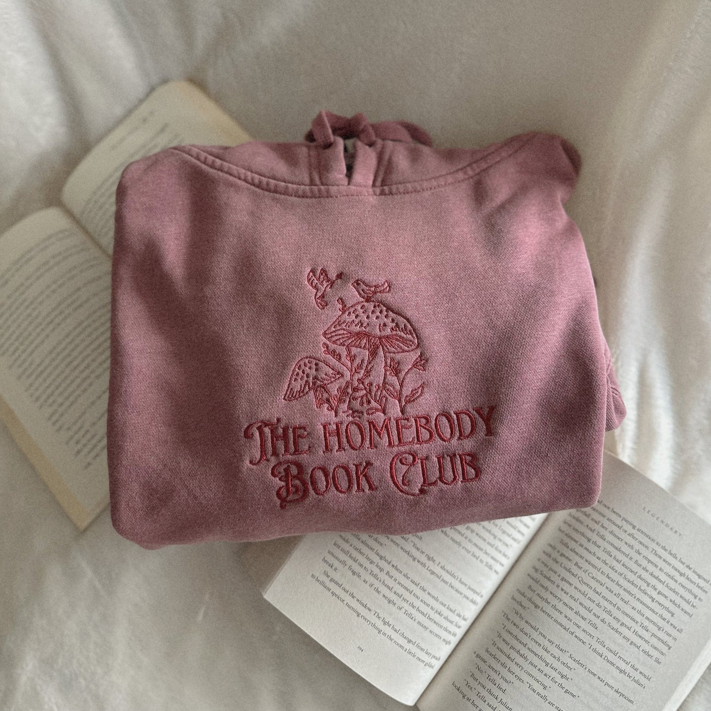 The Homebody Bookclub Premium Hoodie