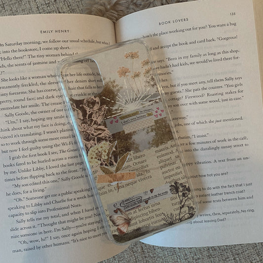 Bookish Collage Phone Case