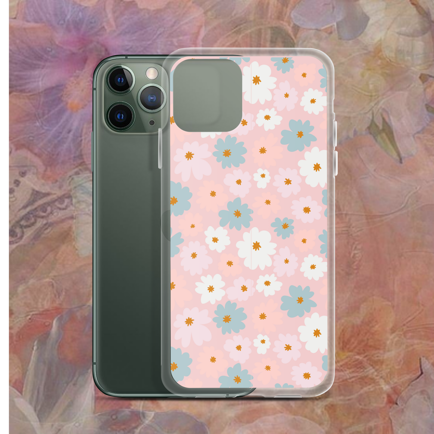 Flower Case _ Clear iPhone Cases