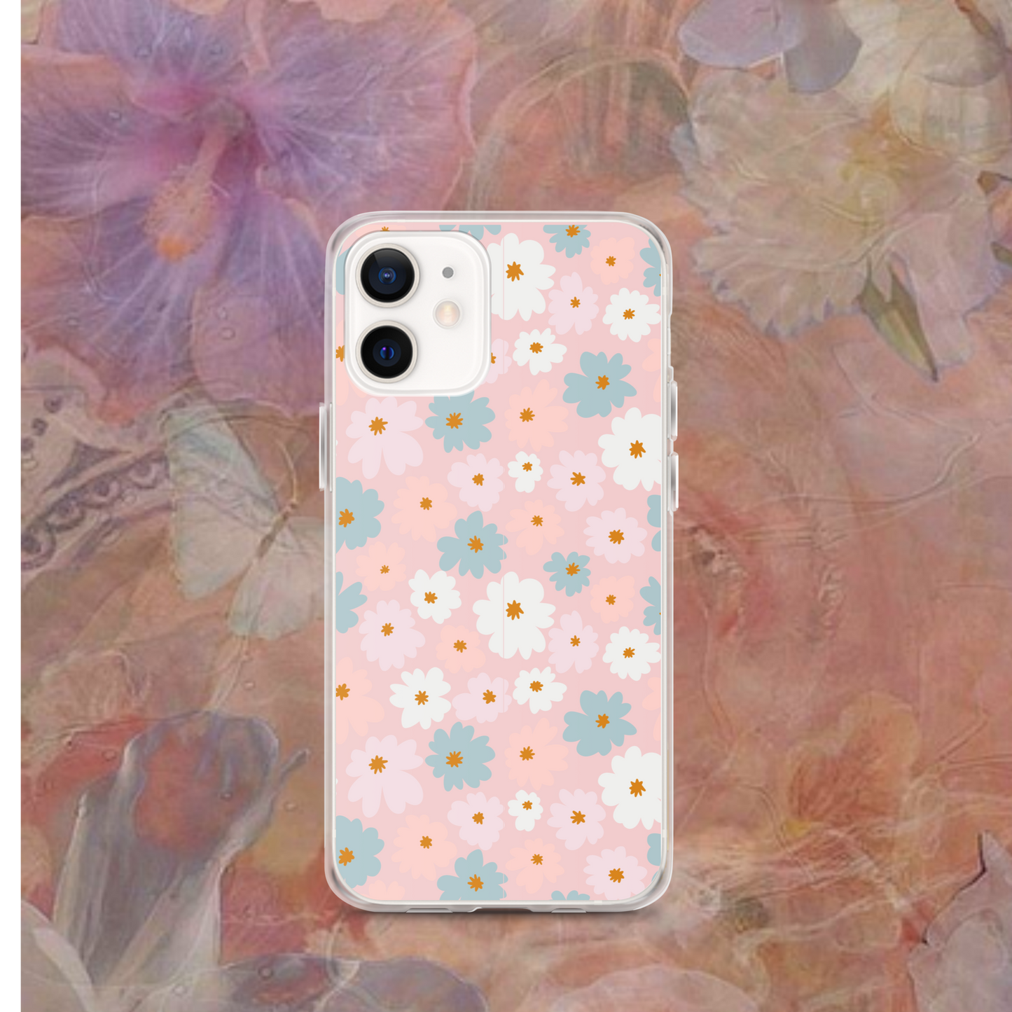 Flower Case _ Clear iPhone Cases