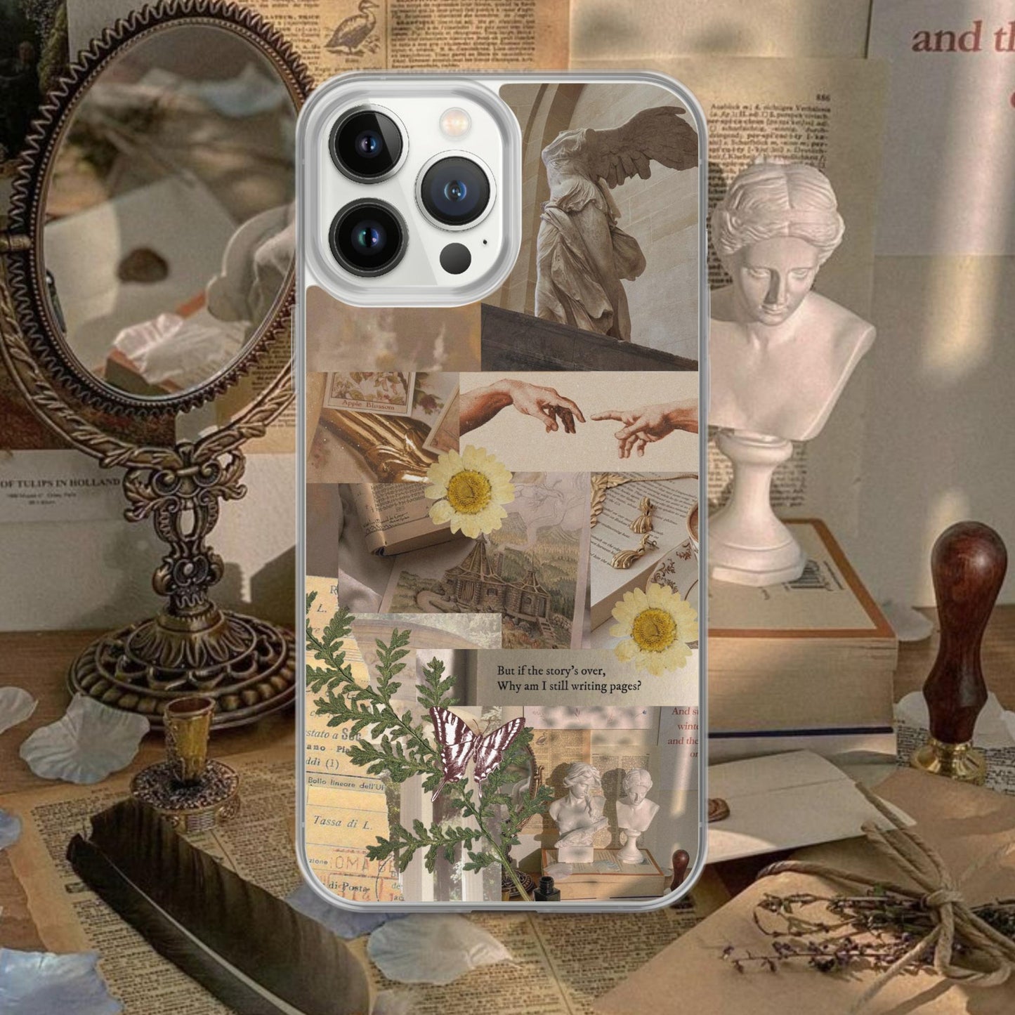 Light Acadamia Collage Phone Case