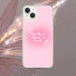 Thinking About a Book Pink Dragon Phone Case