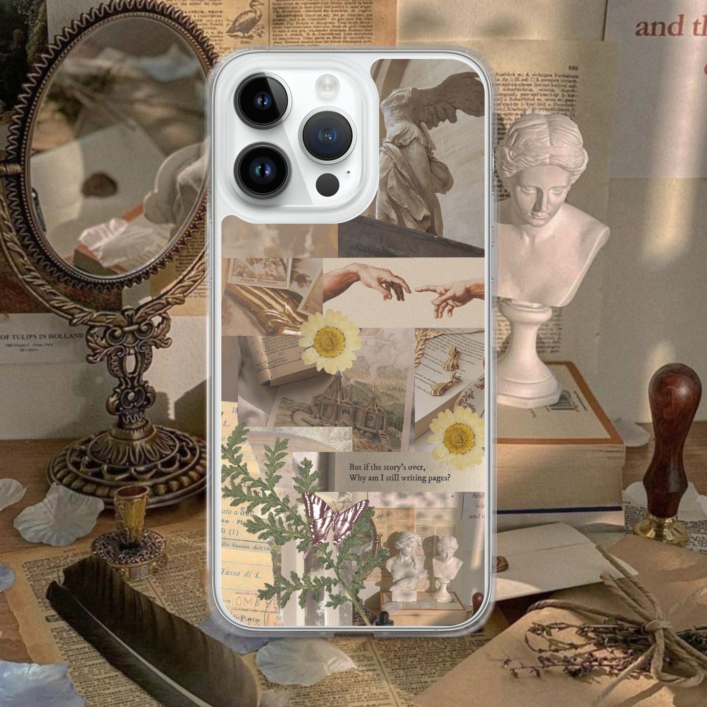 Light Acadamia Collage Phone Case