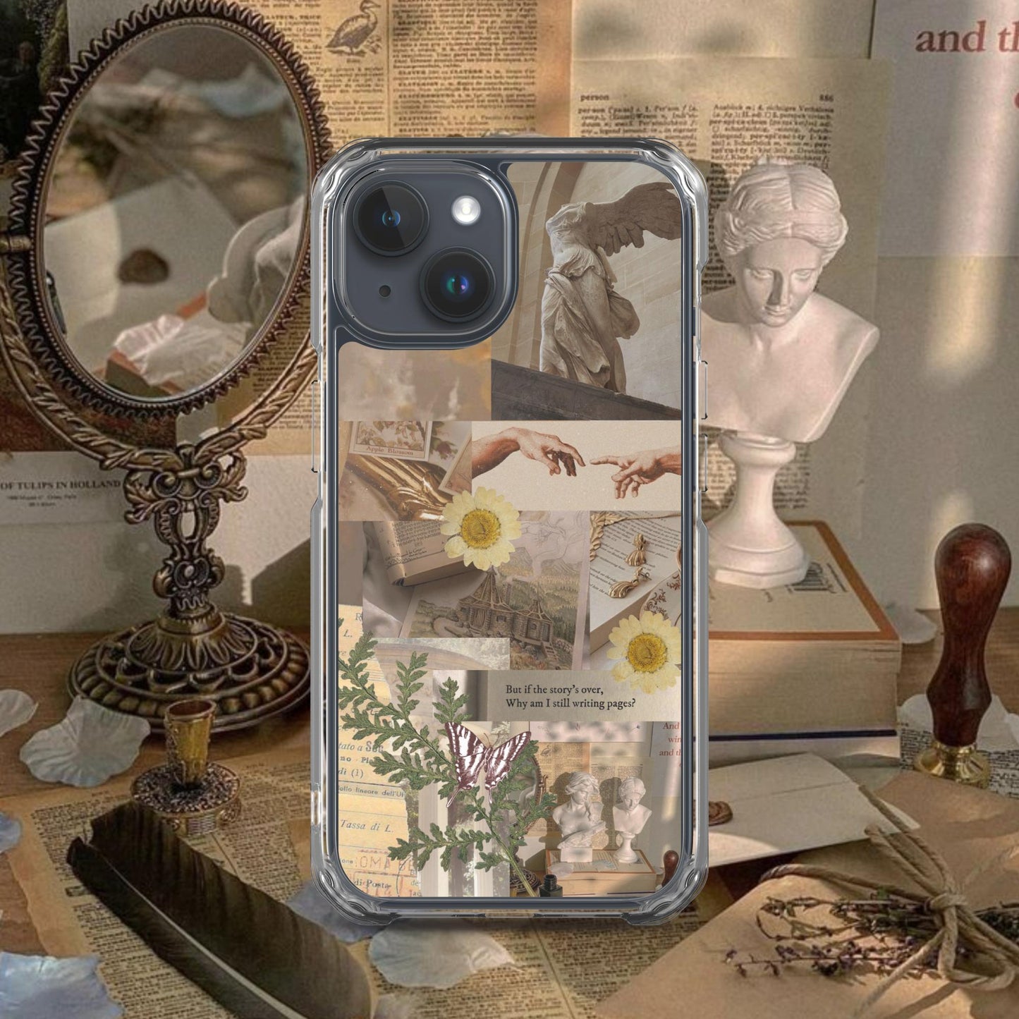 Light Acadamia Collage Phone Case