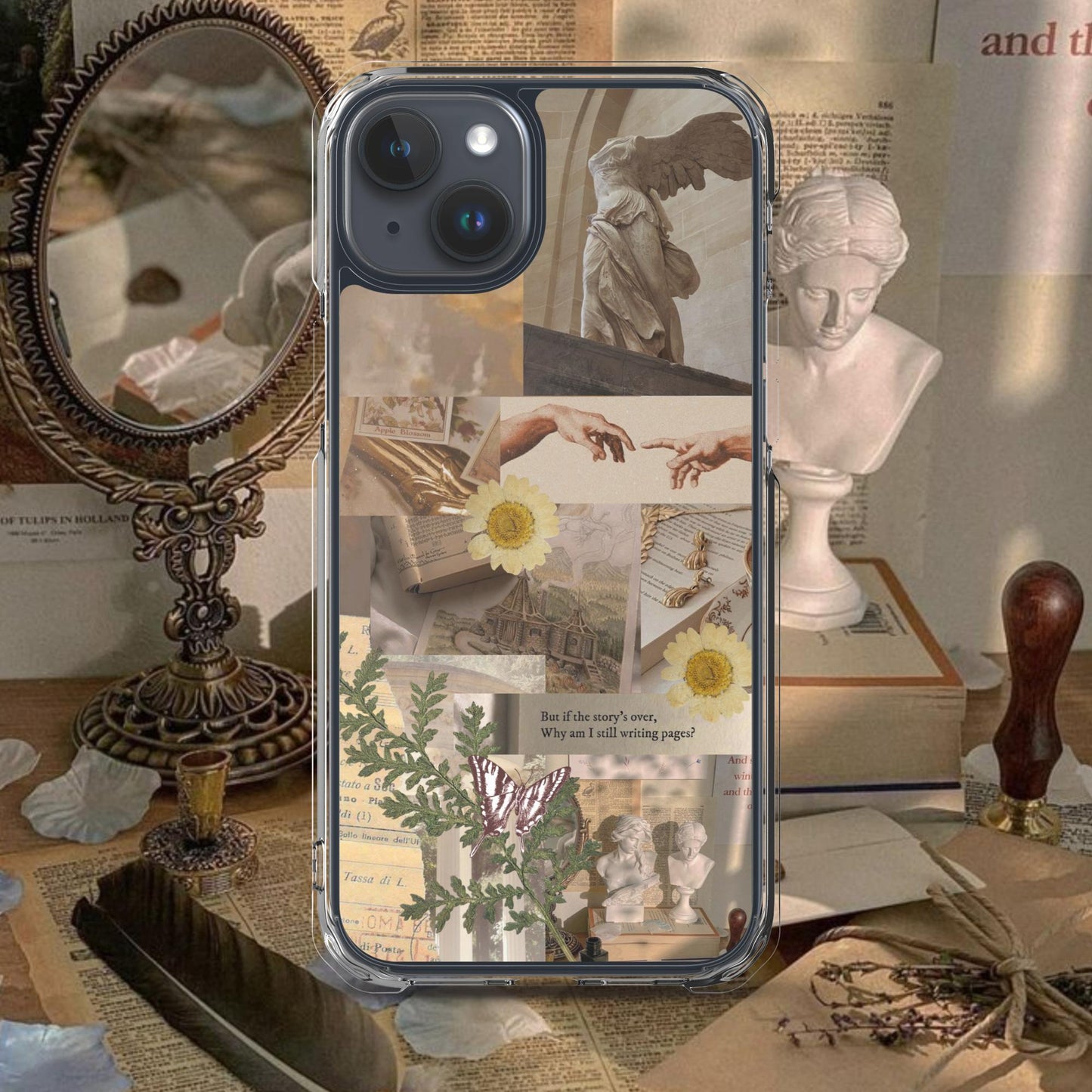 Light Acadamia Collage Phone Case