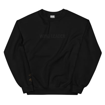 Embroidered Wing Leader Crewneck Sweatshirt